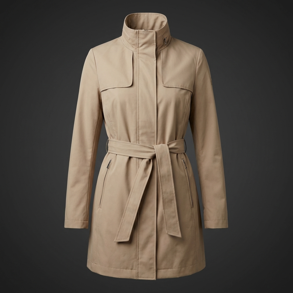 Luxe Belted Trench