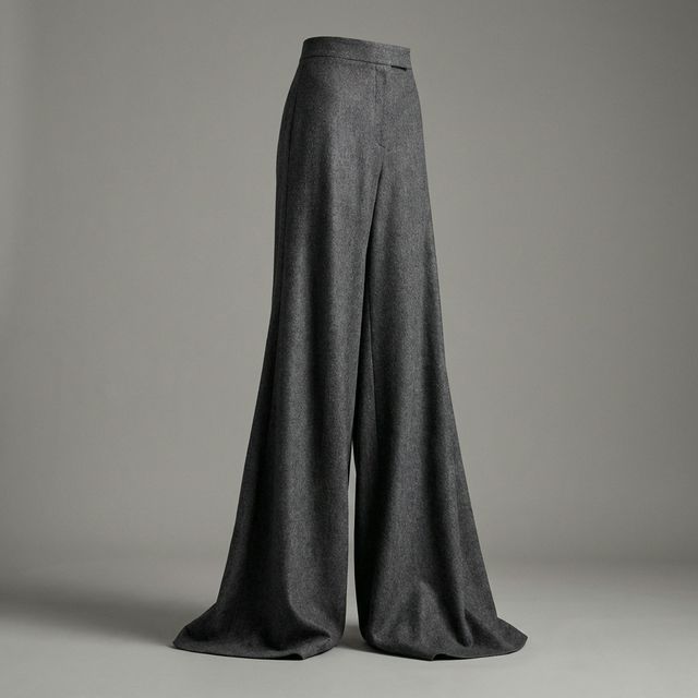 Wool Wide-Leg Pant